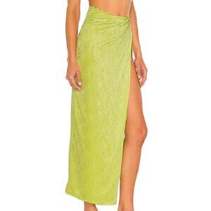 SUPERDOWN MAXI KAROLYNA CITRON COLOR COVER UP NWT